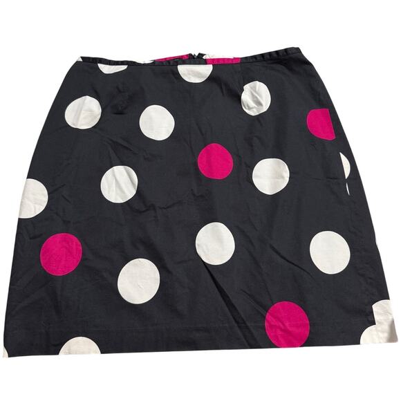 Talbots Woman Pencil Skirt Polka Dot Women's Plus Size 20W Blue Pink White Lined - Picture 1 of 8